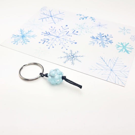 Zipper hellblaue Dots