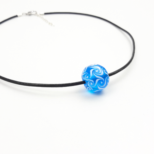 Wirbel Kette helltürkis