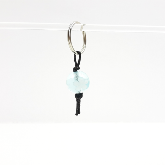 Blümchen Zipper hellblau