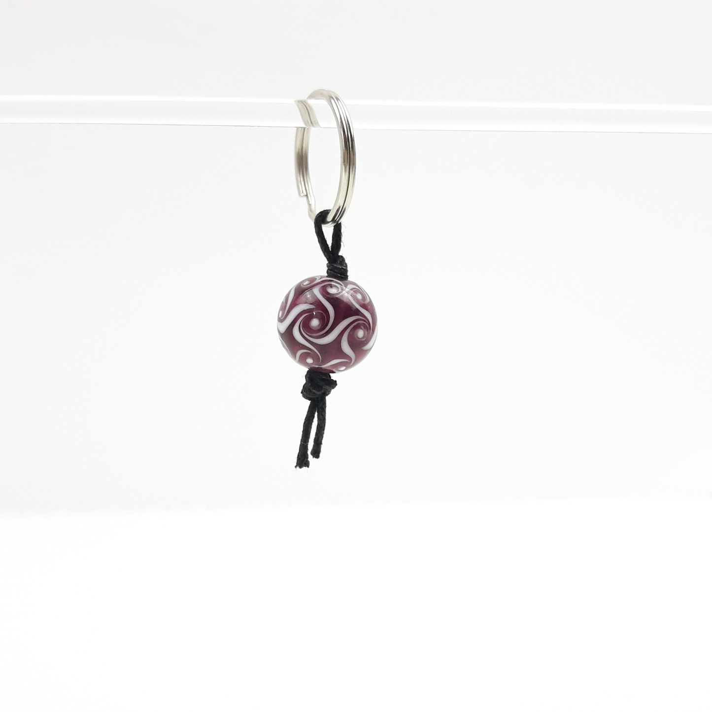 Wirbel Zipper lila