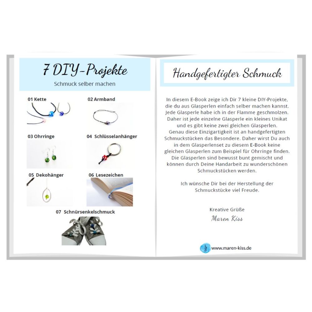 7 DIY-Projekte Schmuck aus einer Glasperle selber machen