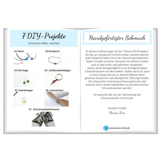 7 DIY-Projekte Schmuck aus einer Glasperle selber machen