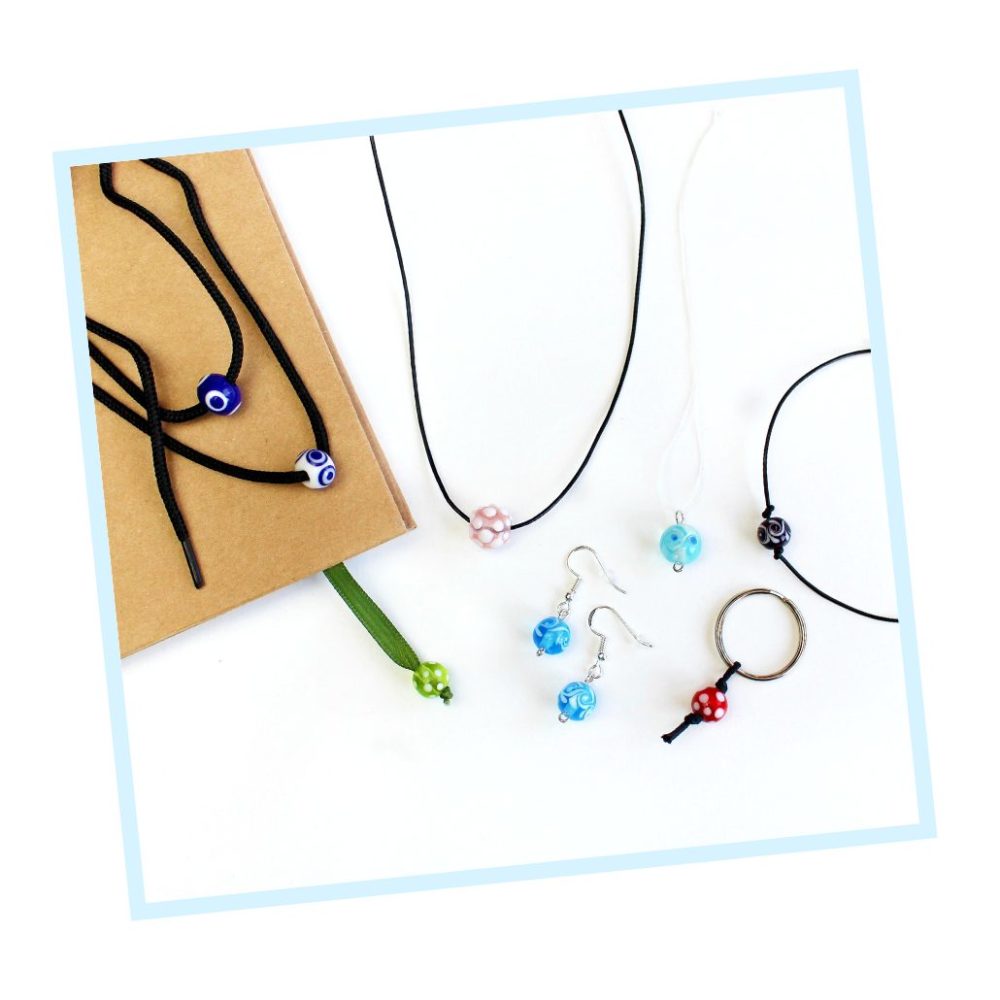 Glasperlen-Set zum Schmuck selber machen