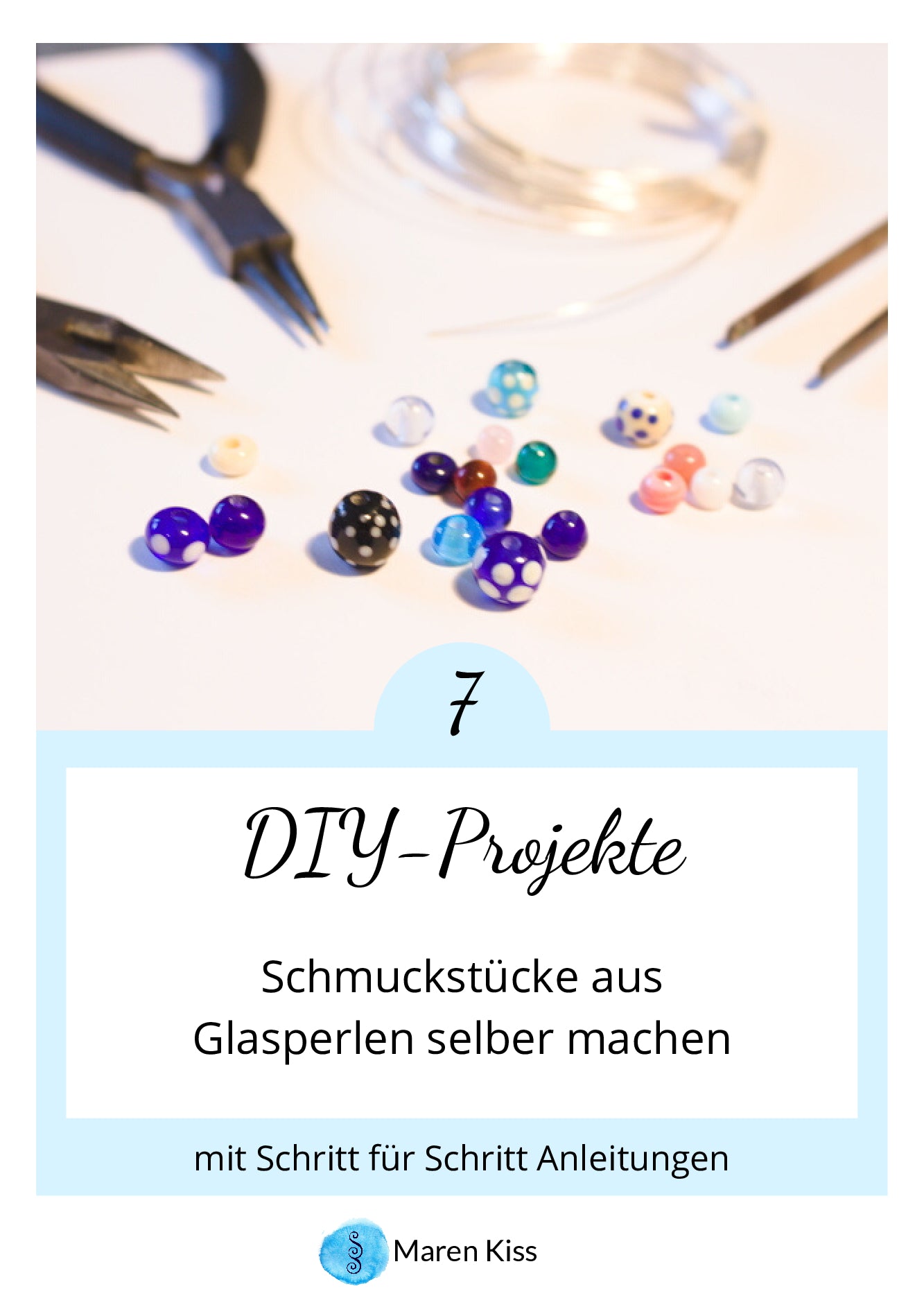 7 DIY-Projekte Schmuck aus einer Glasperle selber machen