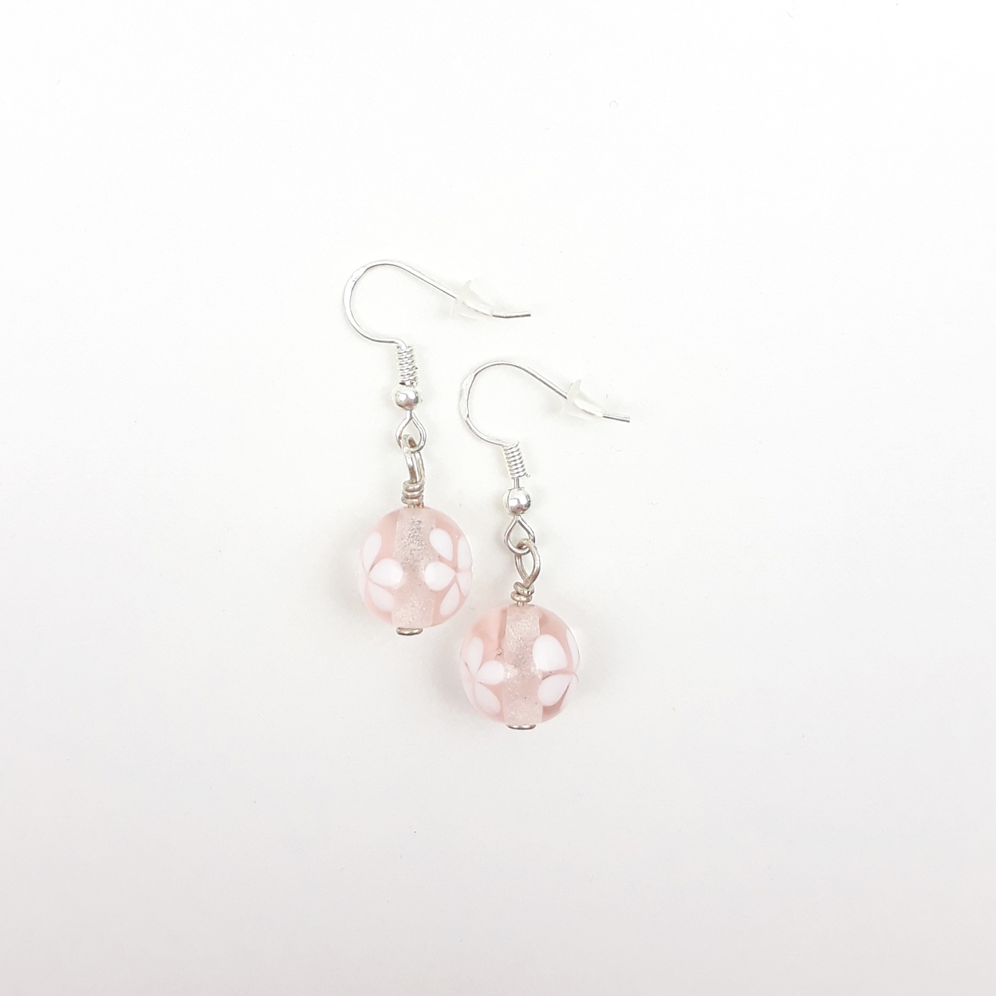 Blümchen-Ohrringe rosa