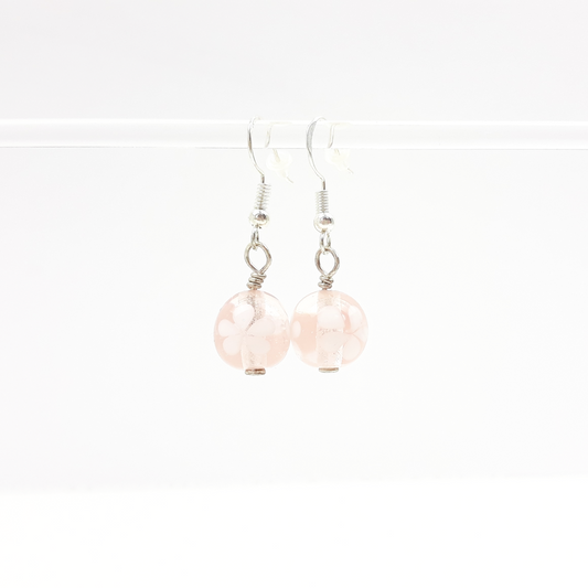 Blümchen-Ohrringe rosa - Maren Kiss