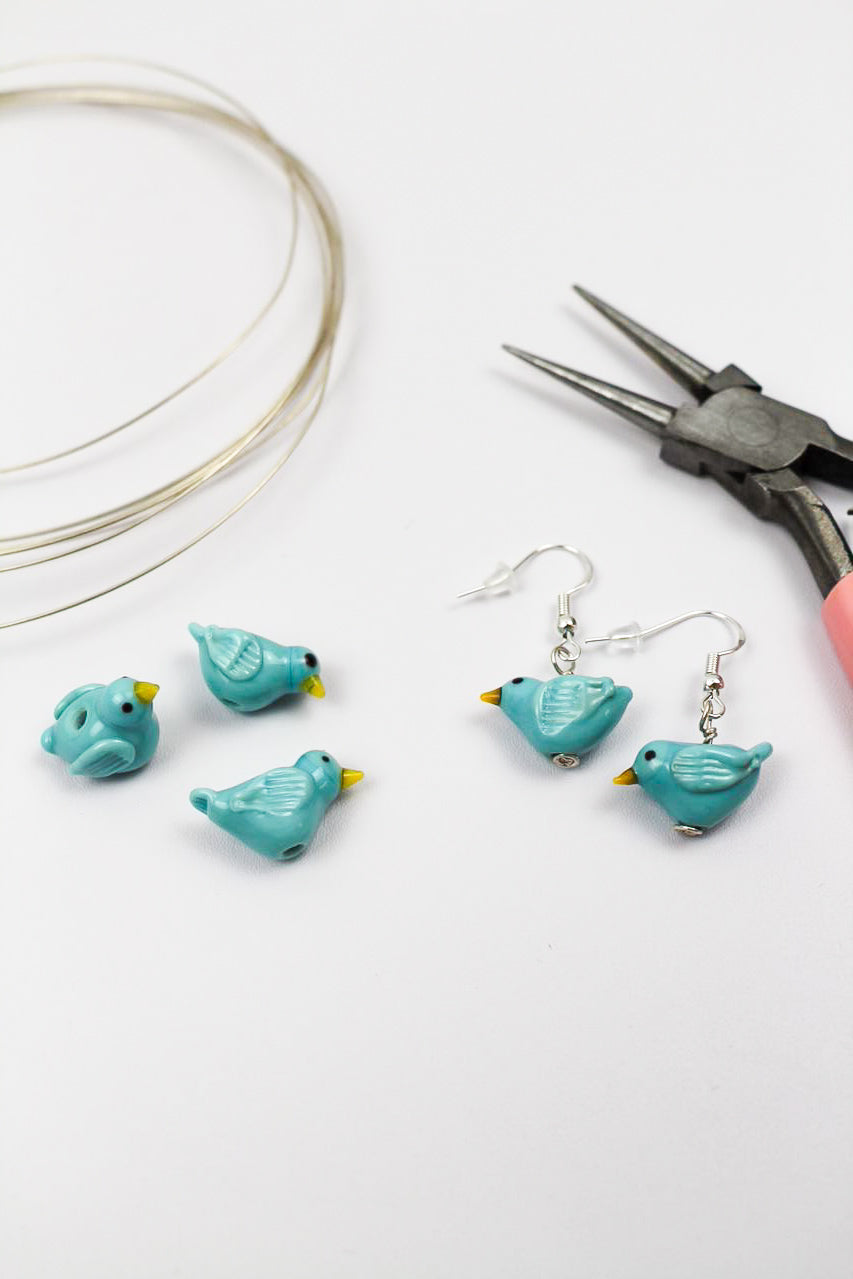 Vögelchen Glasperle