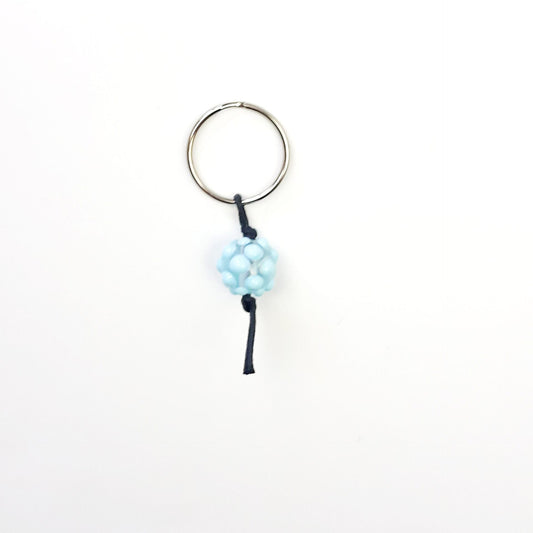 Zipper hellblaue Dots