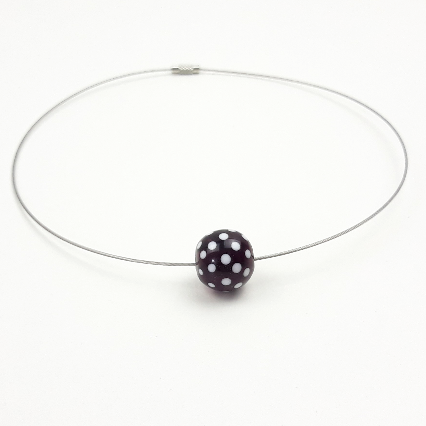 Punkte Kette lila