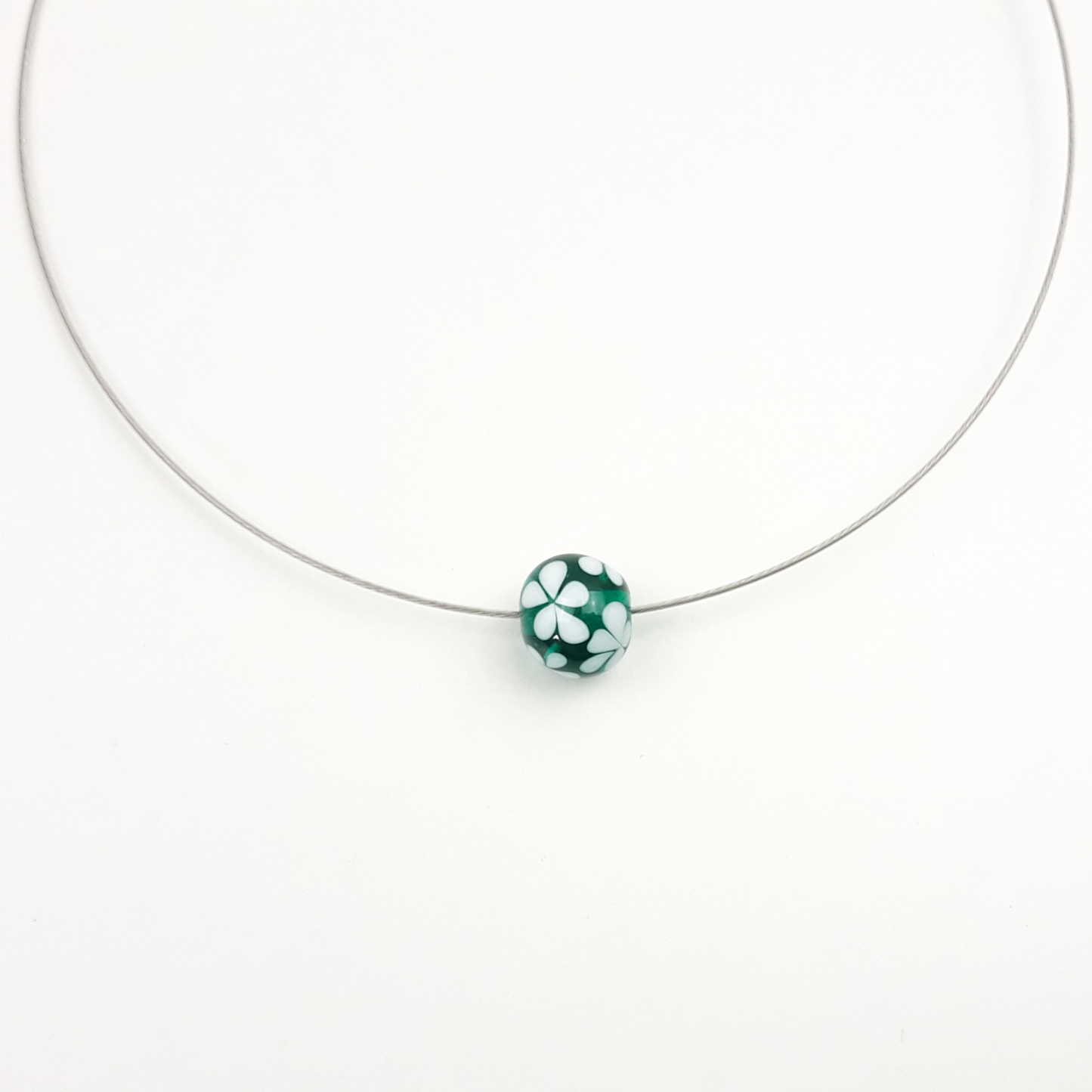 Blümchen-Kette türkis