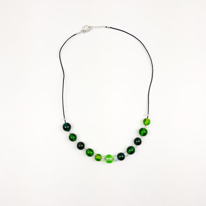 Glasperlenkette Frühlingsgrün