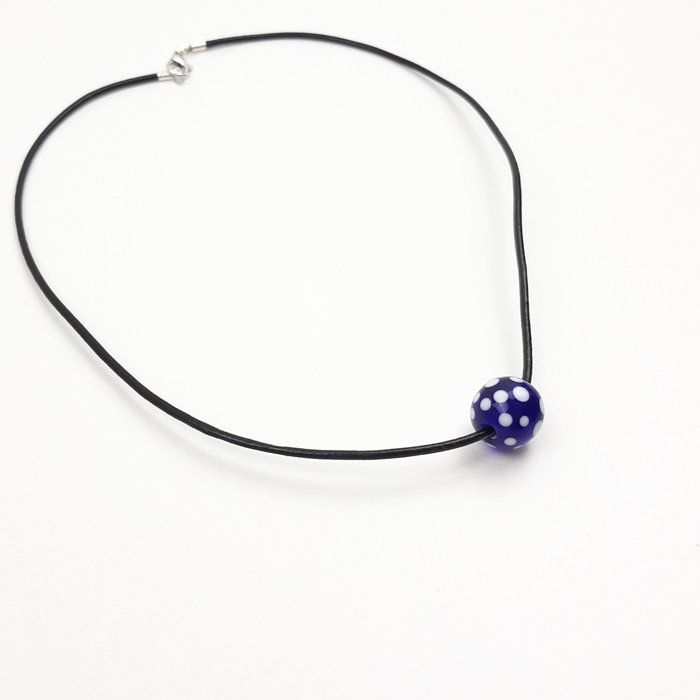 Punkte Kette blau