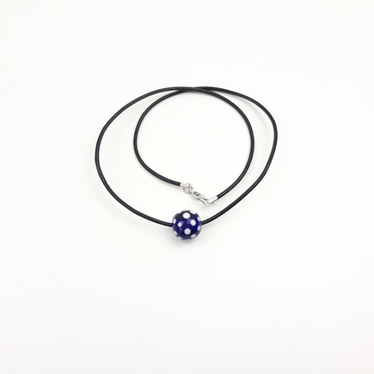 Punkte Kette blau