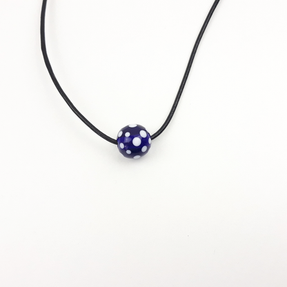 Punkte Kette blau