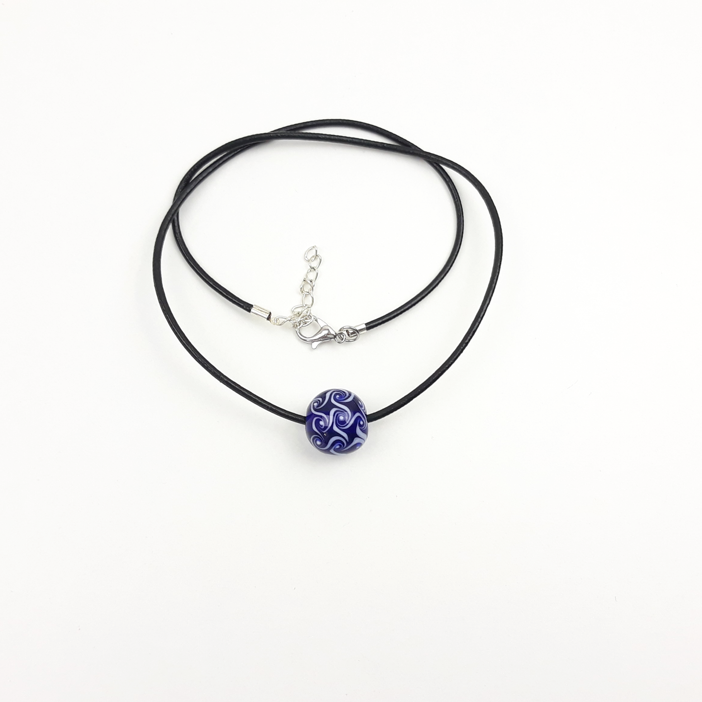 Wirbel Kette blau
