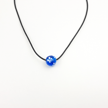 Blümchen-Kette helltürkis