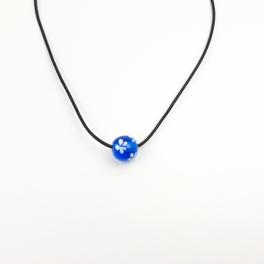 Blümchen-Kette helltürkis