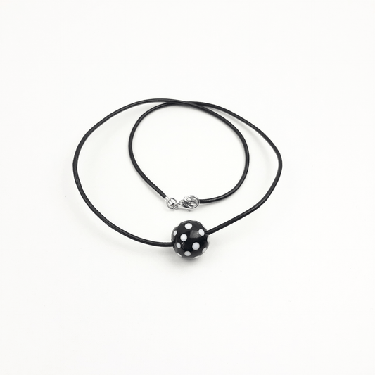 Punkte Kette schwarz