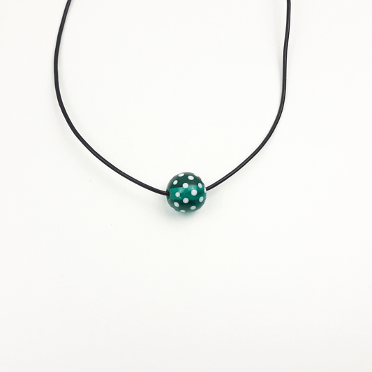 Punkte Kette türkis