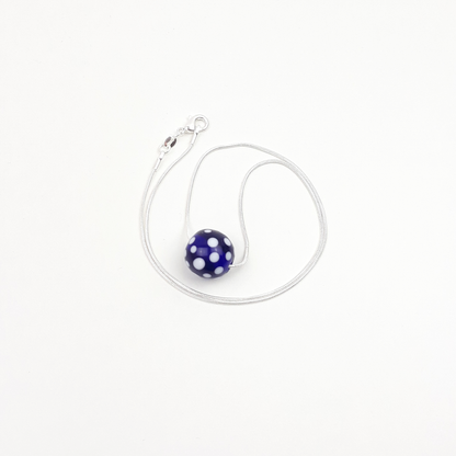Punkte Kette blau