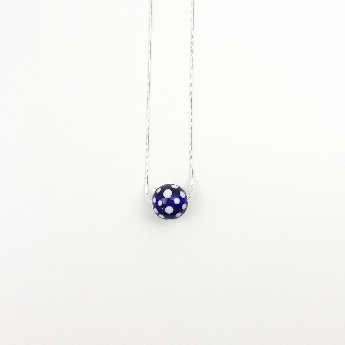 Punkte Kette blau