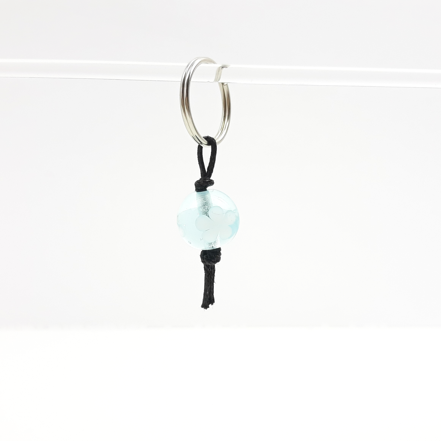 Blümchen Zipper hellblau